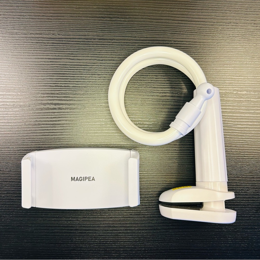 White Tablet Holder